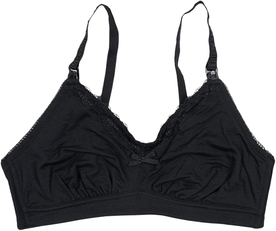 Gilligan & O'Malley Comfort Nursing Support (Small, Solid Black)