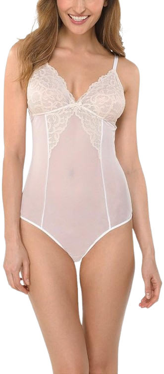 Lace Teddy Lingerie Set (White, Medium)